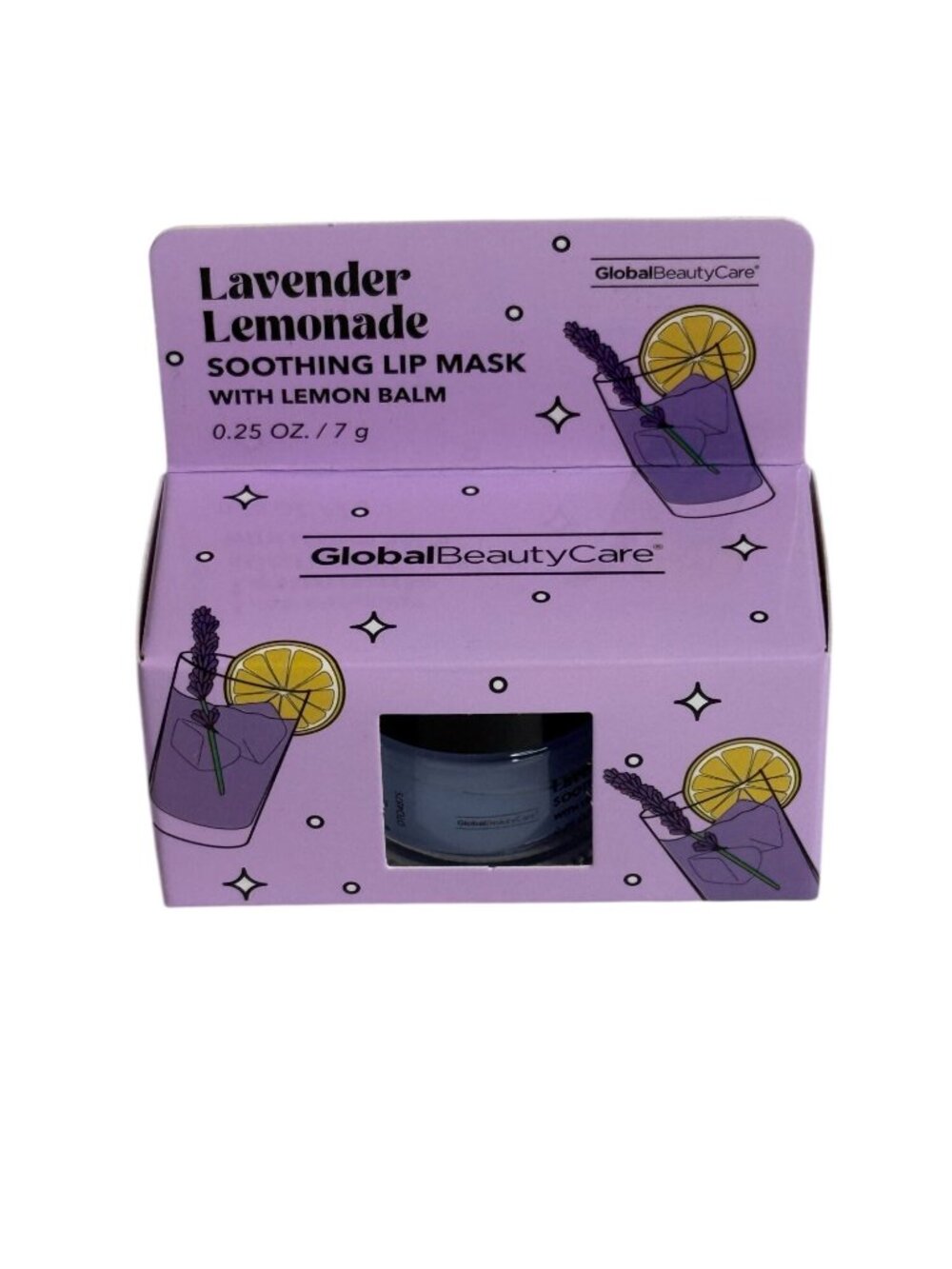 Global Beauty Care Lavender Lemonade Lip Mask Hydrating Treatment New